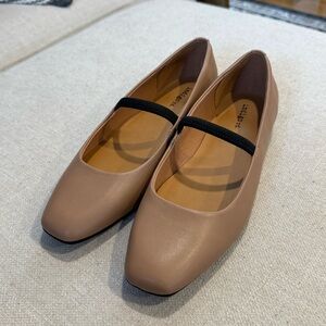 Indigo Rd. Women's Square Toe Mary Jane Ballet Flat, Blush Tan, Sz 9, NWOT